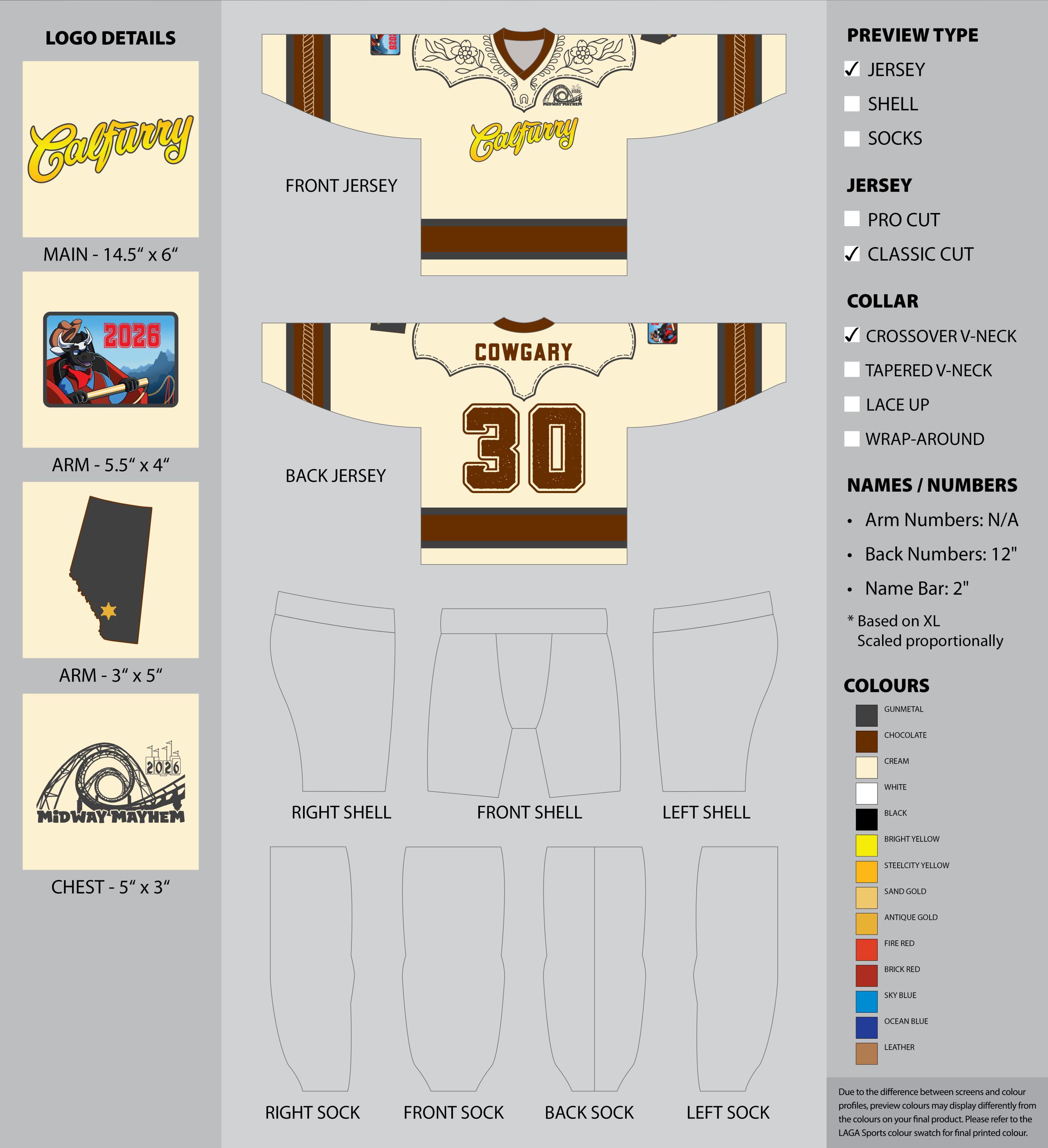 Calfurry Hockey Jersey