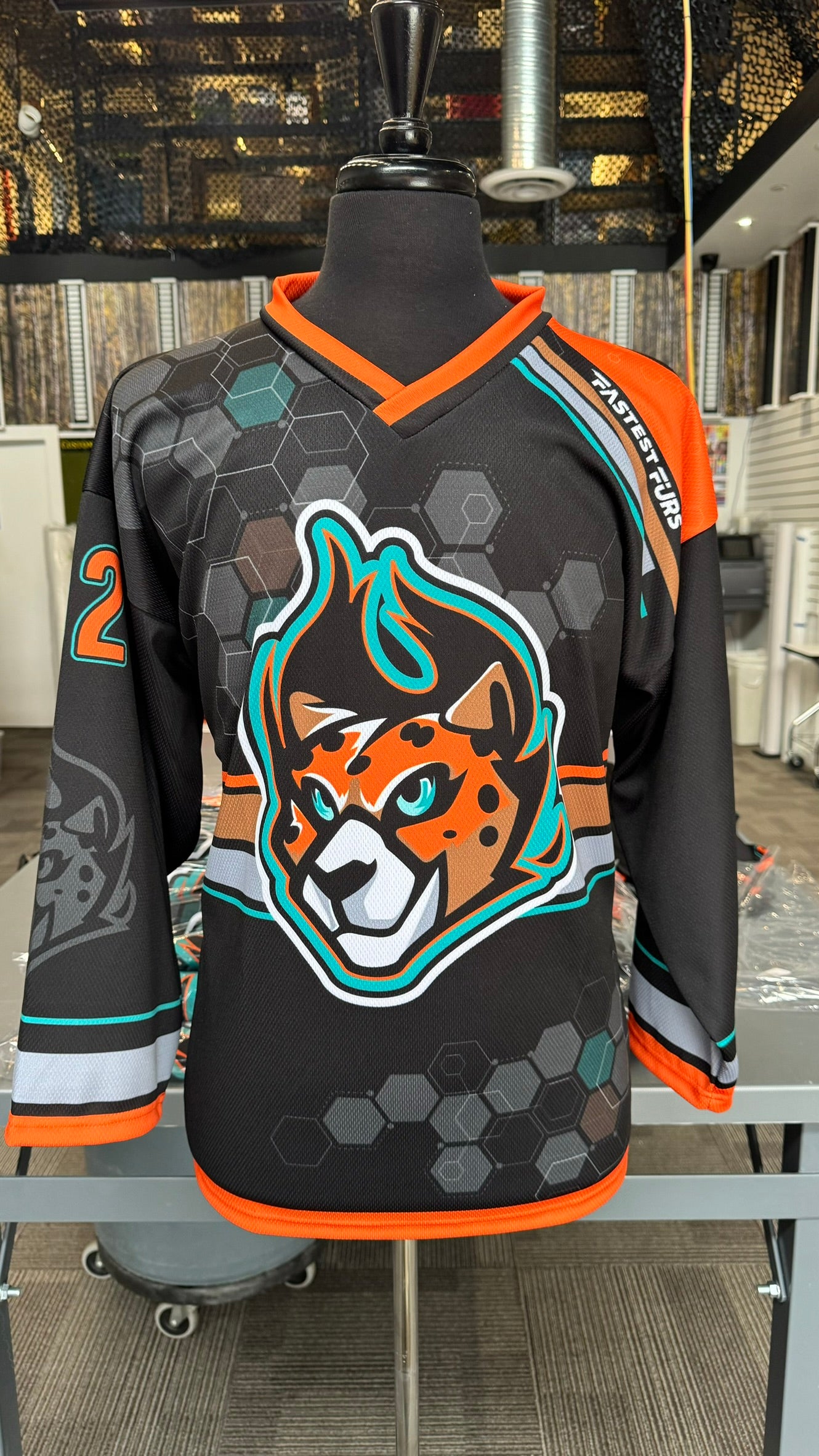 Fastest Furs Team Hockey Jersey