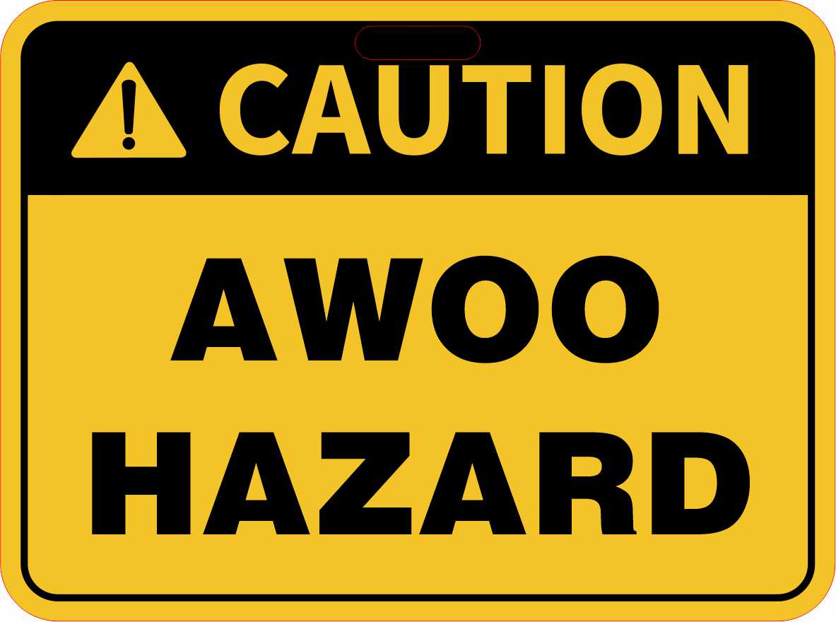 Fursuit Warning Badge