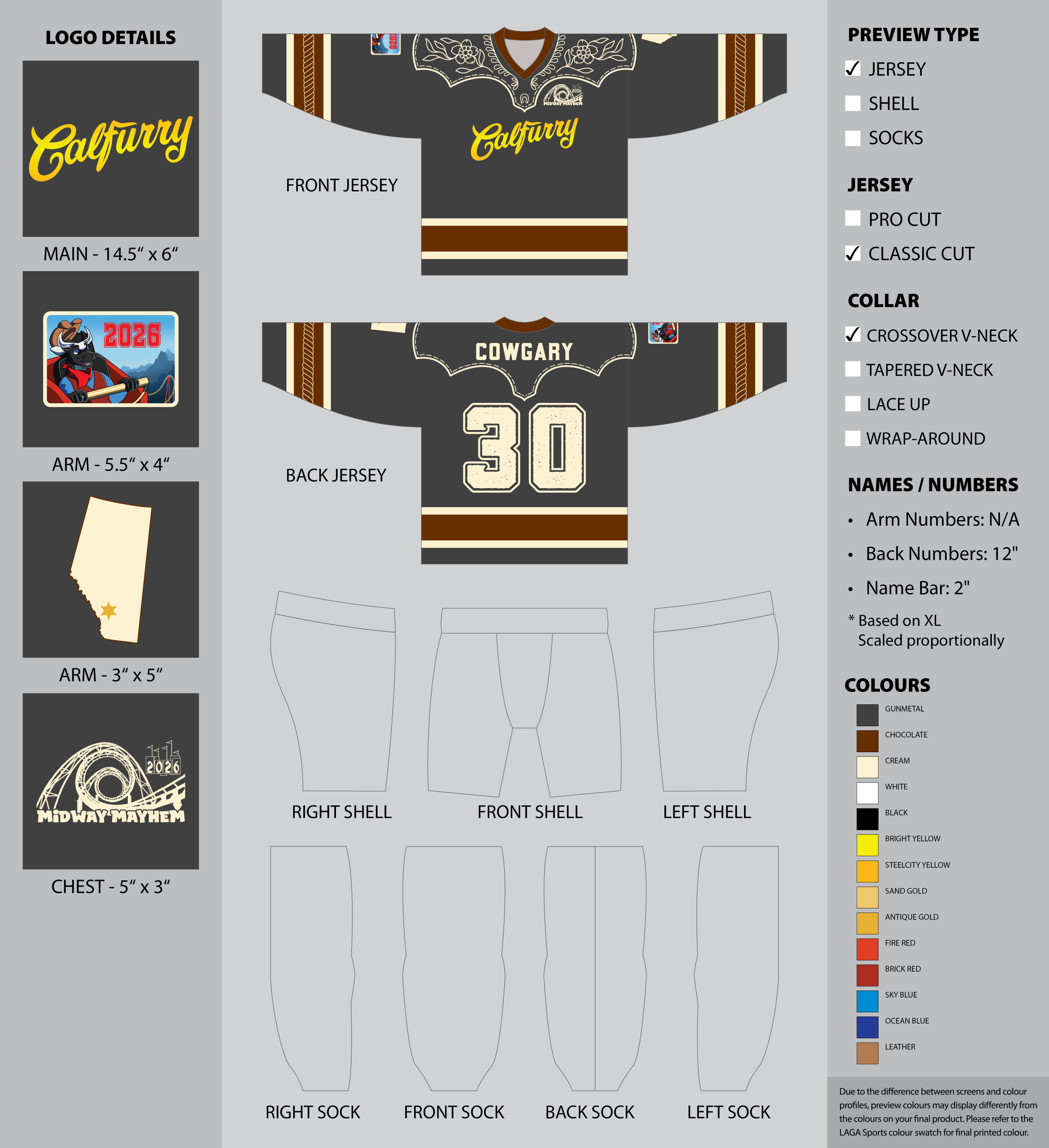Calfurry Hockey Jersey