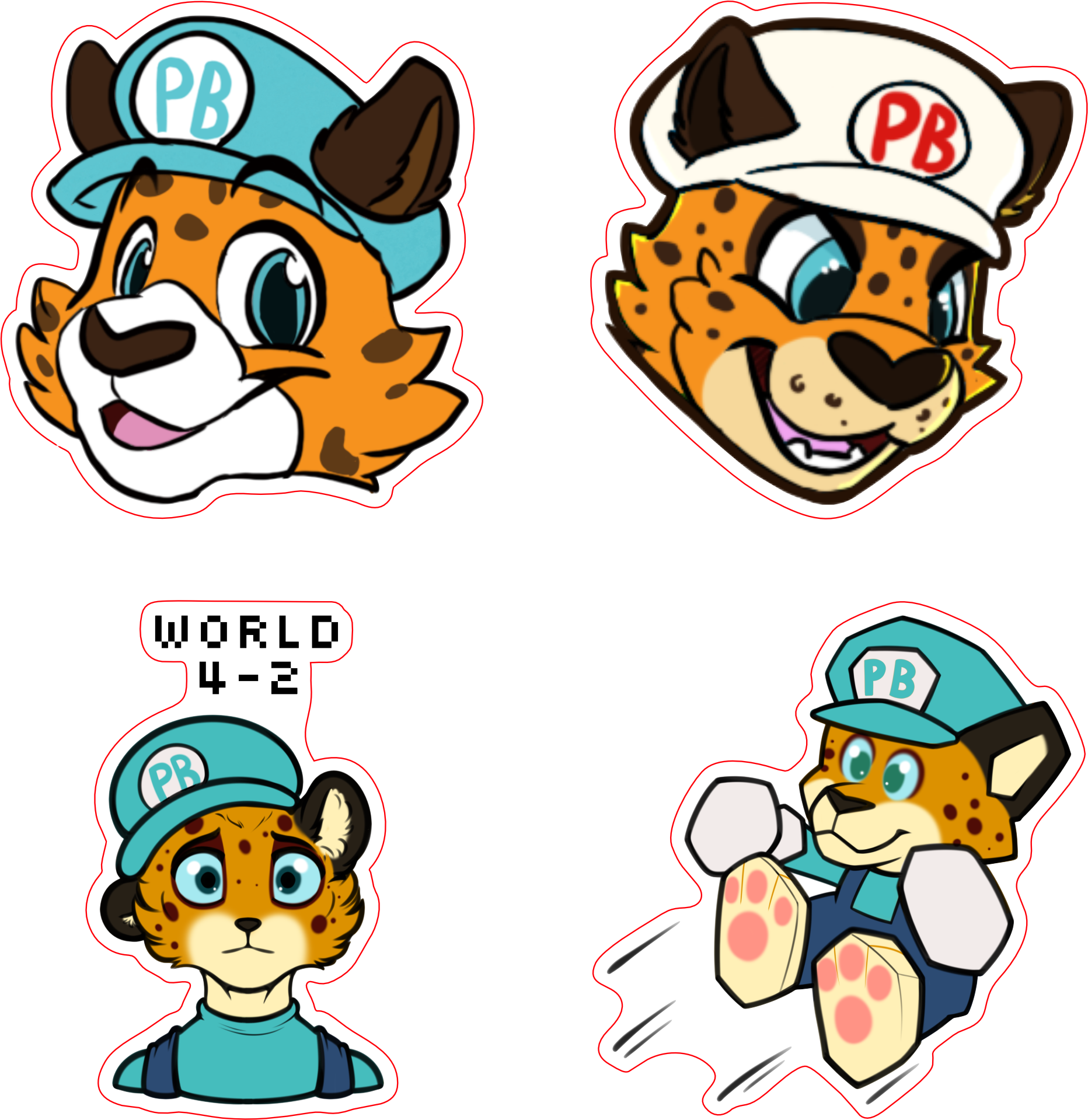 Fastest Furs Fall Fest Stickers