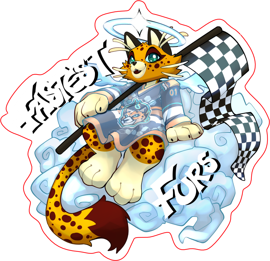 Fastest Furs Fall Fest Stickers